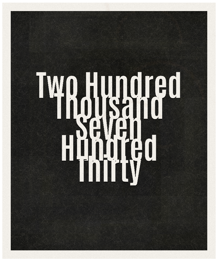 Count #200730