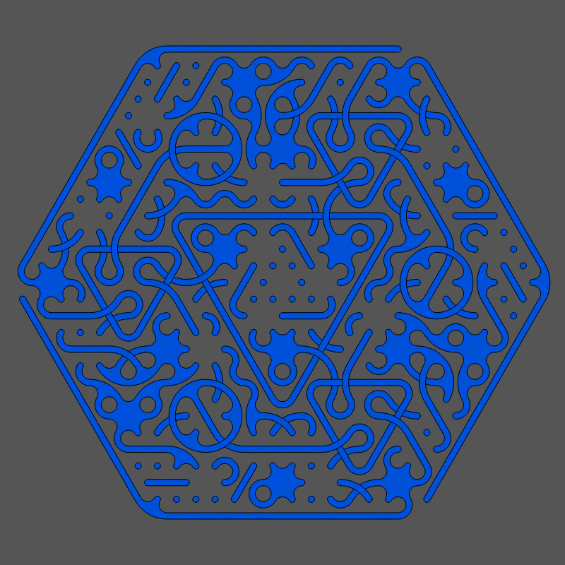 Threefold Symmetry - Dark Variations #278