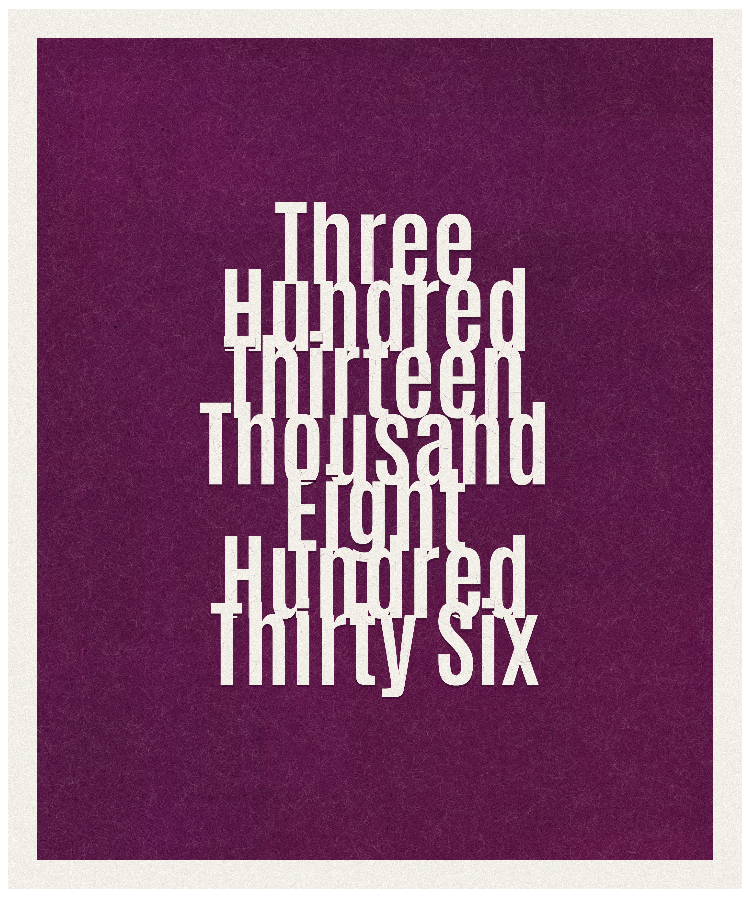 Count #313836