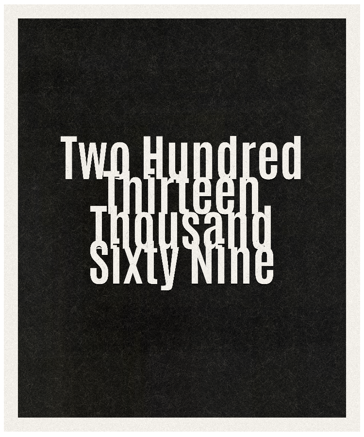 Count #213069