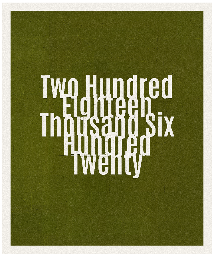 Count #218620