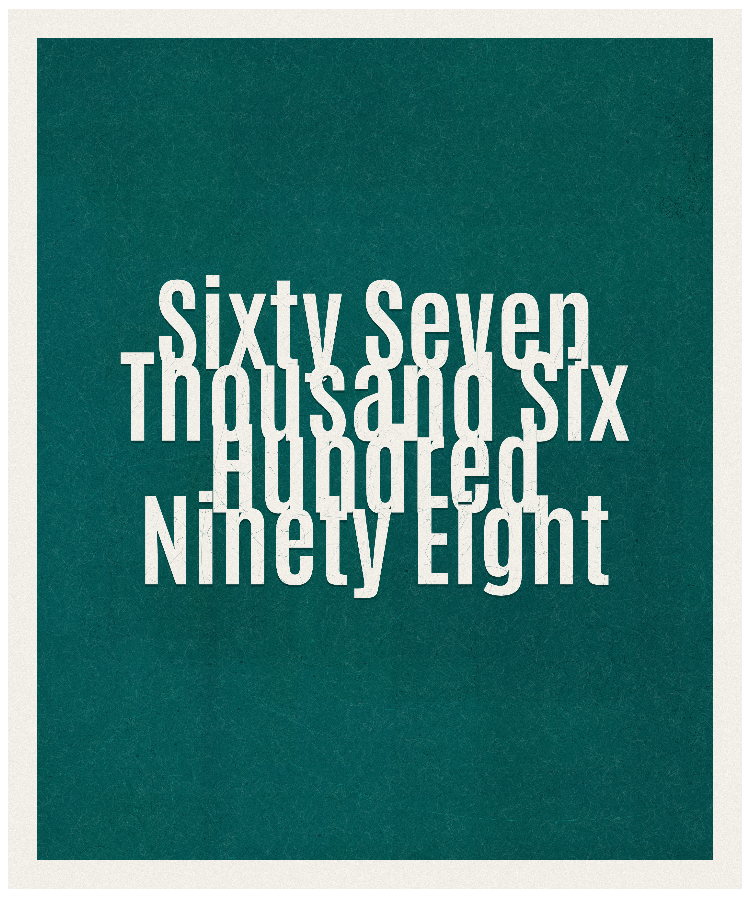 Count #67698