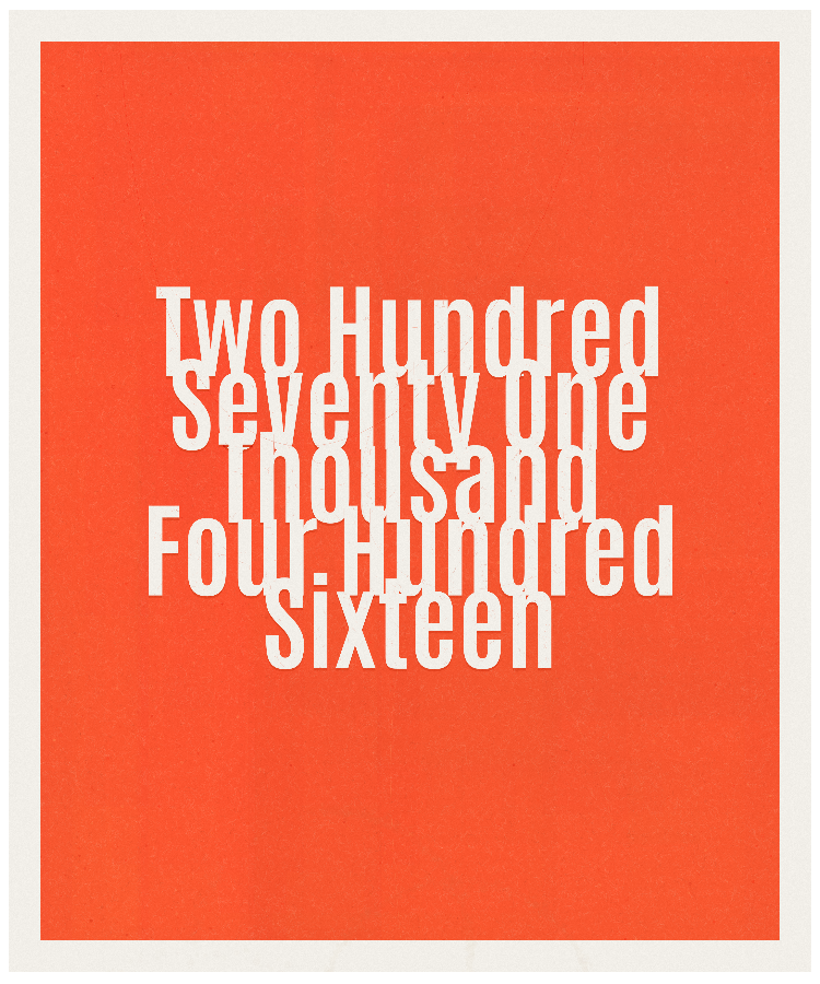Count #271416
