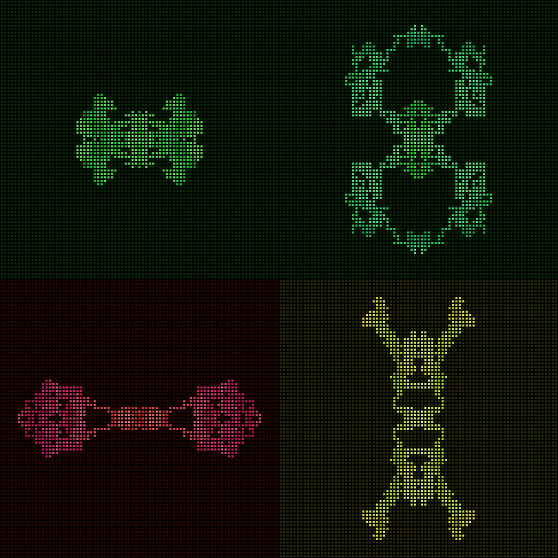 Dither Creatures 2x2 #106