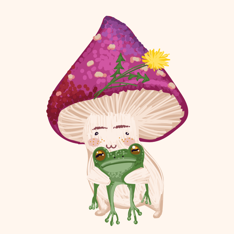 Cute Mushrooms Forest Guys #92