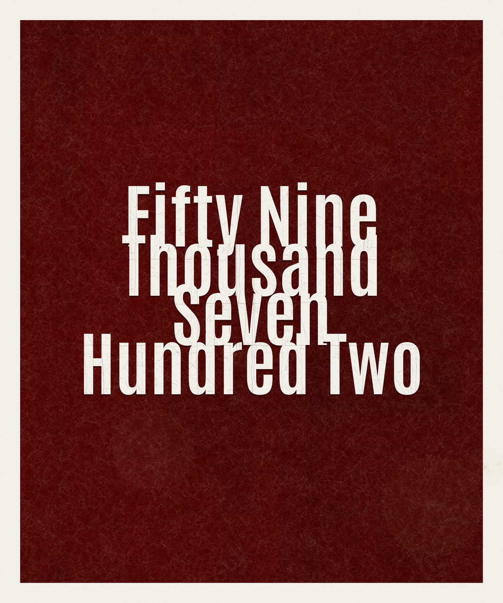Count #59702