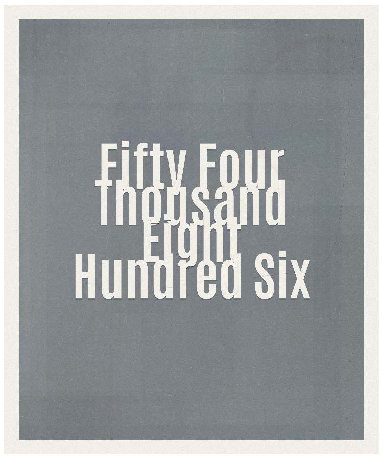 Count #54806