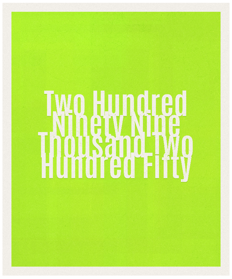 Count #299250