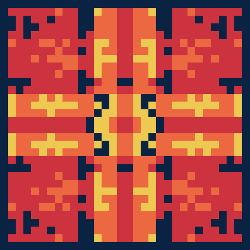 Pixel Mandala #18