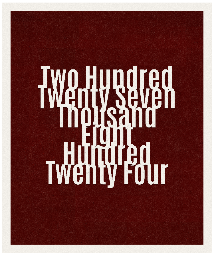 Count #227824
