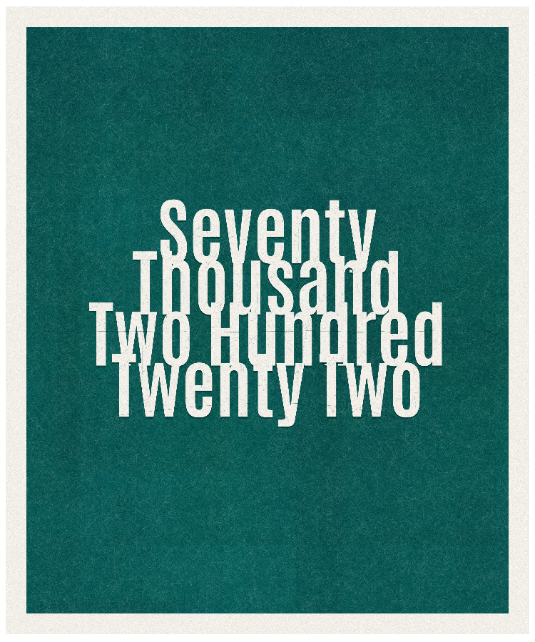 Count #70222