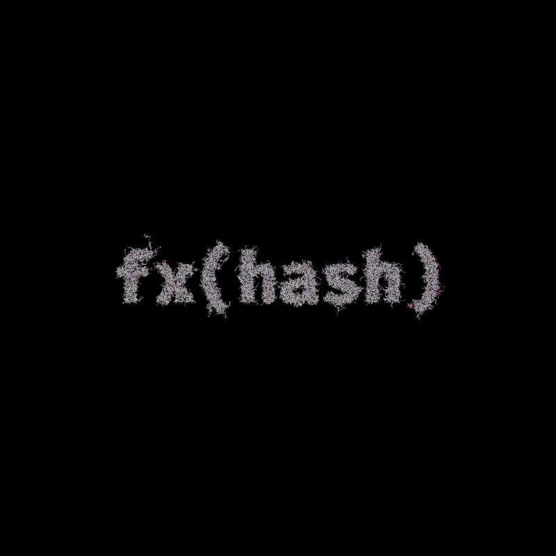 FXHASH Logo with Features #446