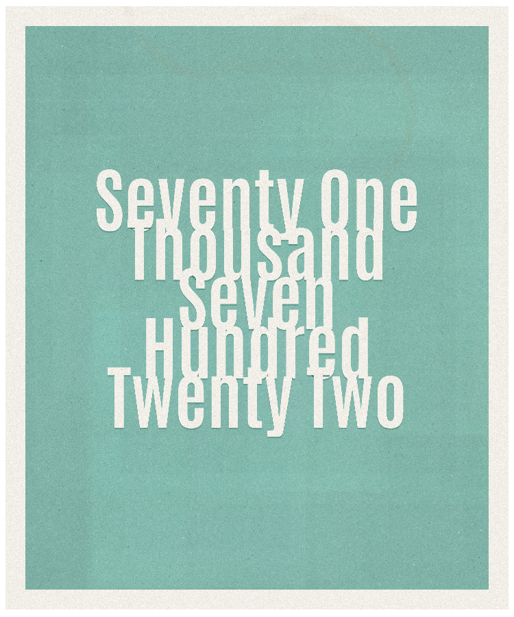 Count #71722