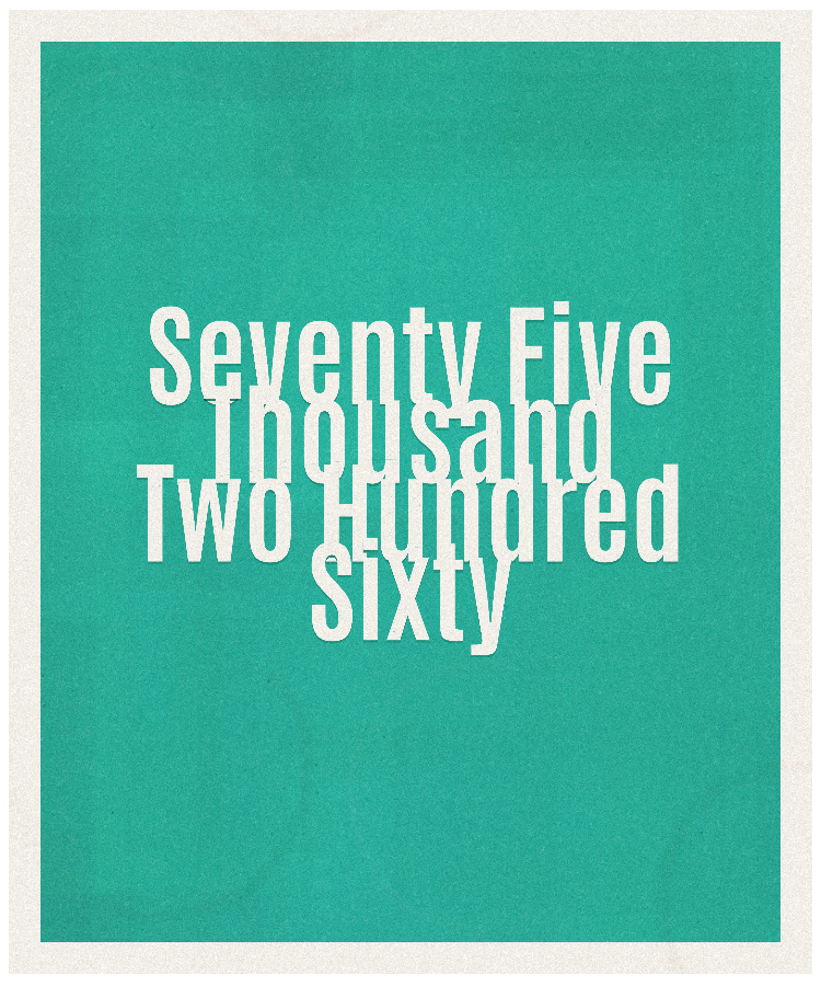 Count #75260