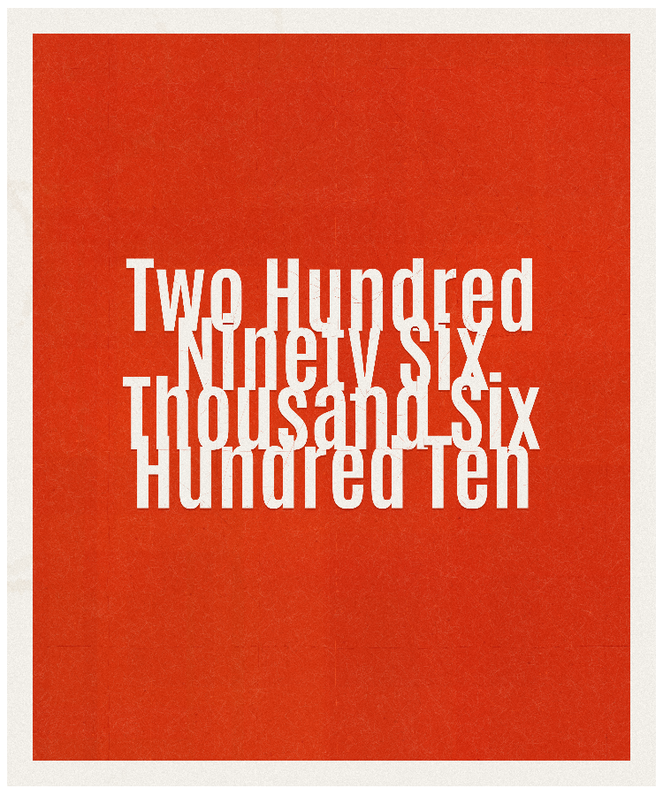 Count #296610