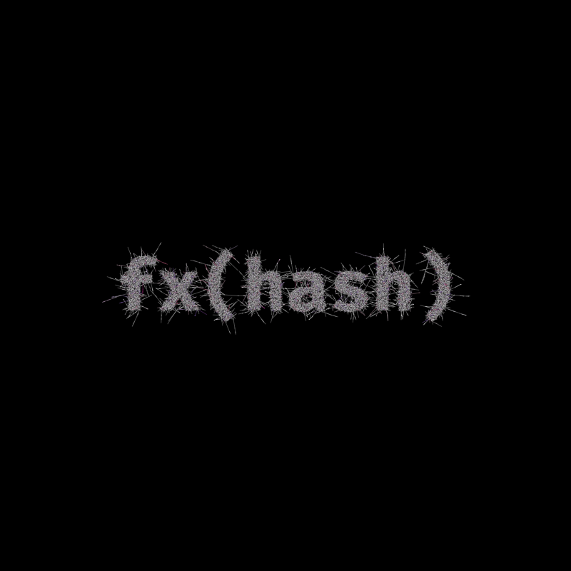 FXHASH Generative Logo #784