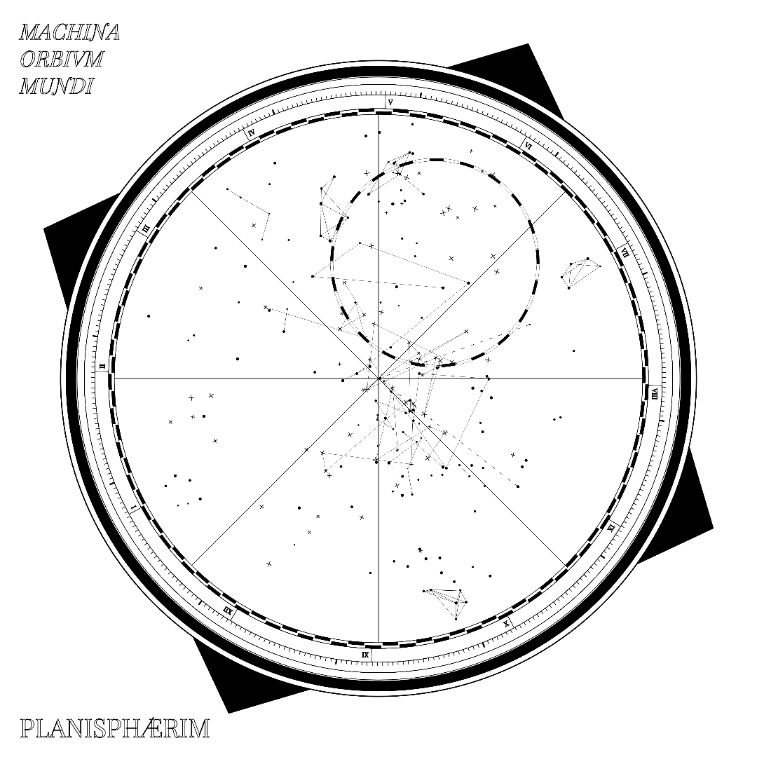 A Fictional Map Of Constellations #87