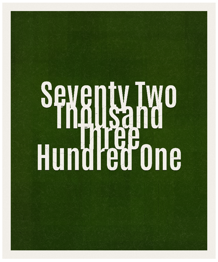 Count #72301