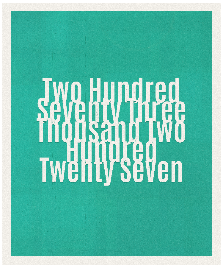 Count #273227