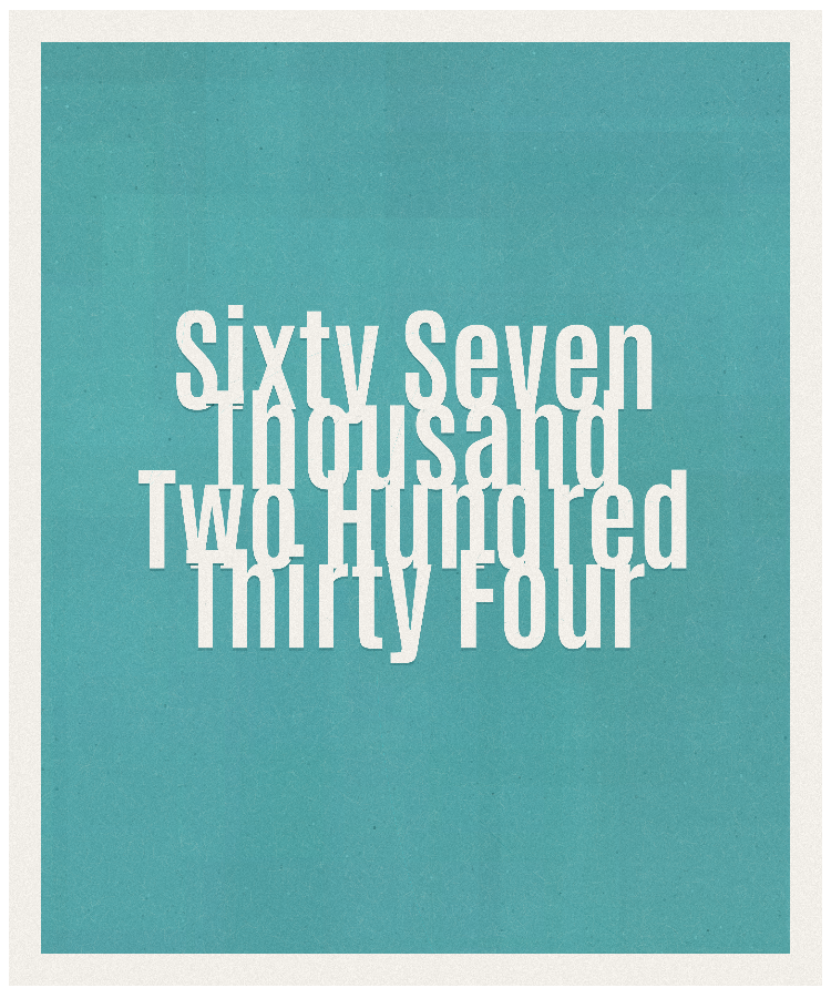 Count #67234