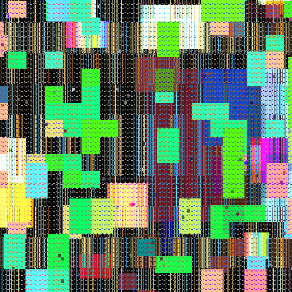 A Pixelated Dream Accumulations #8