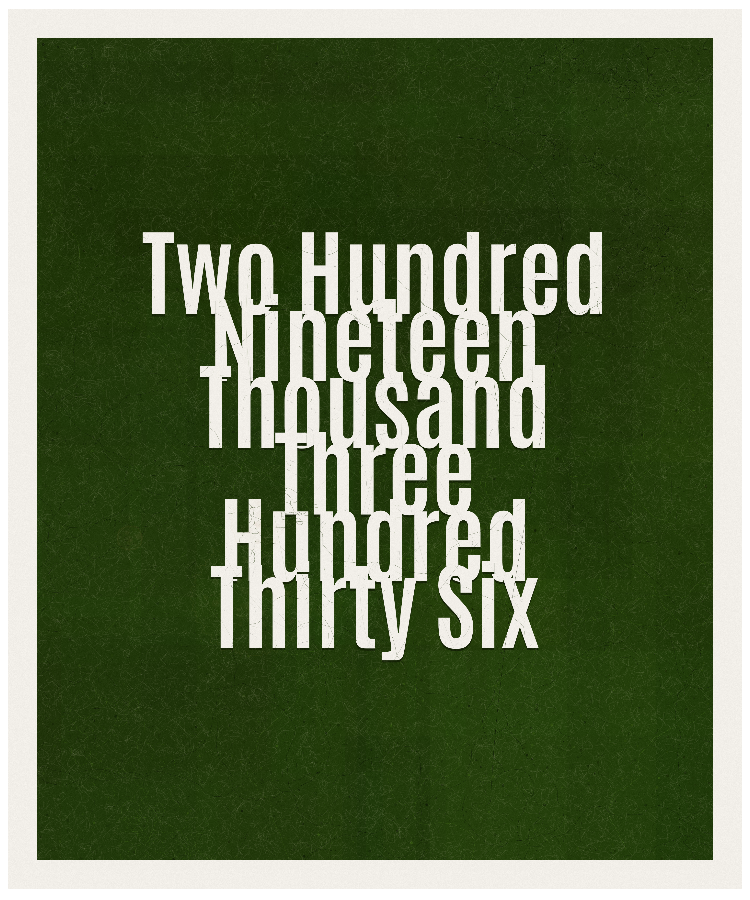 Count #219336
