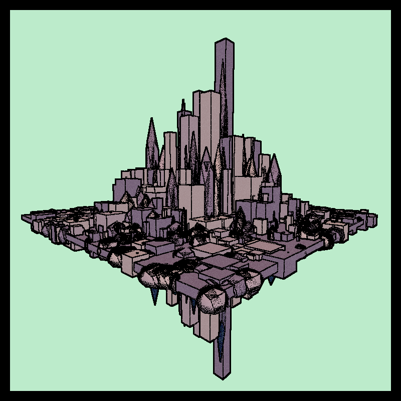 Crystal forest #16