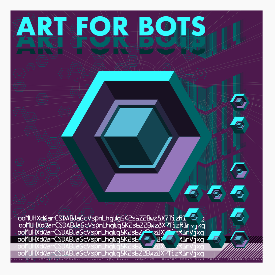 Hexagones - Art forBots forHumans forPrint #16