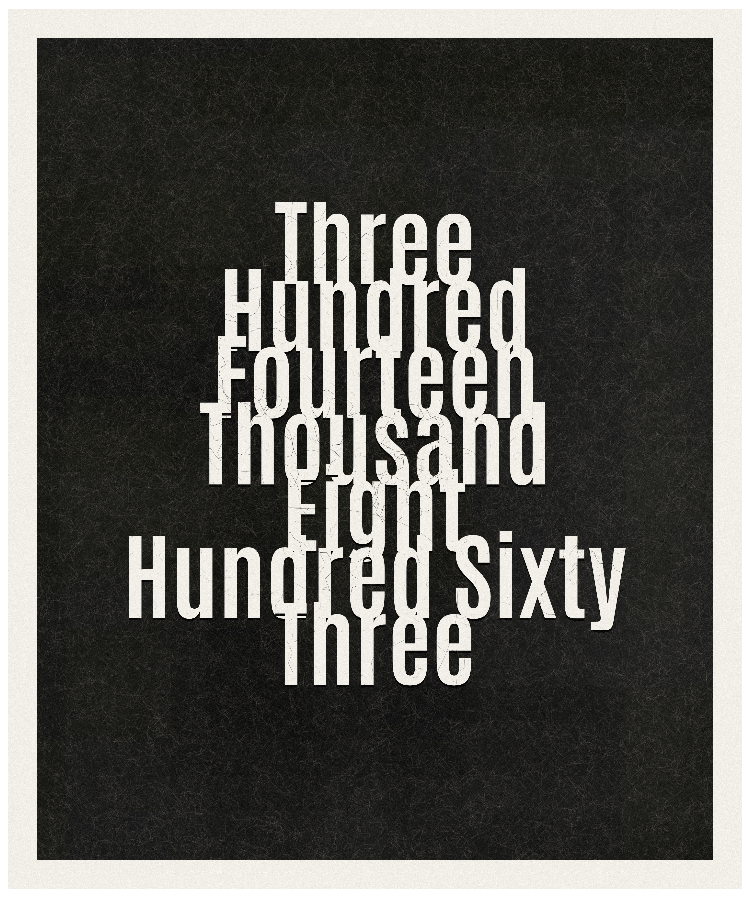 Count #314863
