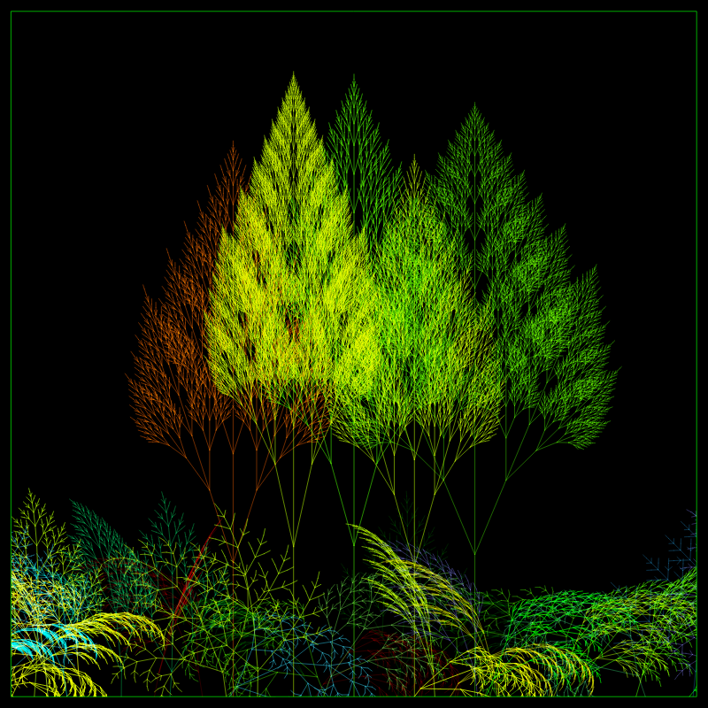 Fractal Forest #134