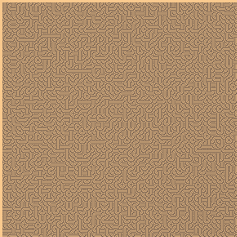 Dirty Interlaced Truchet Tiles #40