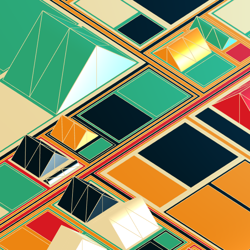 Geometric city #183