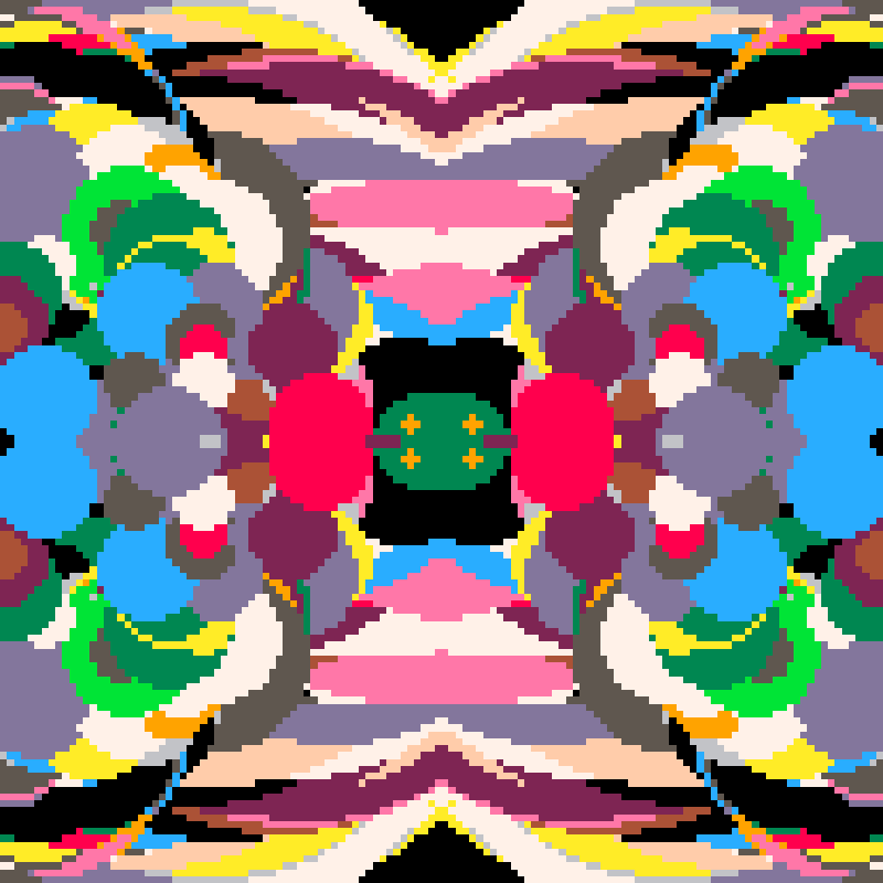 Rapid Psychedelic Inkblot Test Generator #8