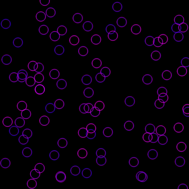 Bouncing circles #2