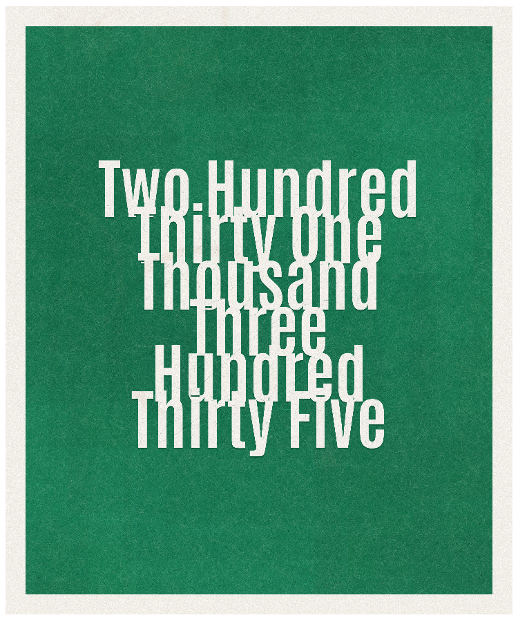 Count #231335