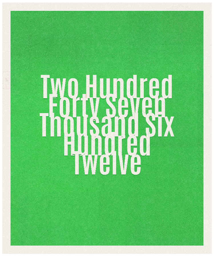 Count #247612