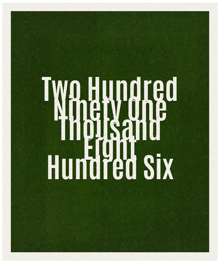 Count #291806