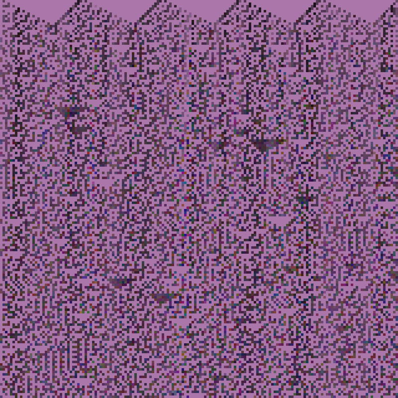 Colored Elementary Cellular Automaton #164