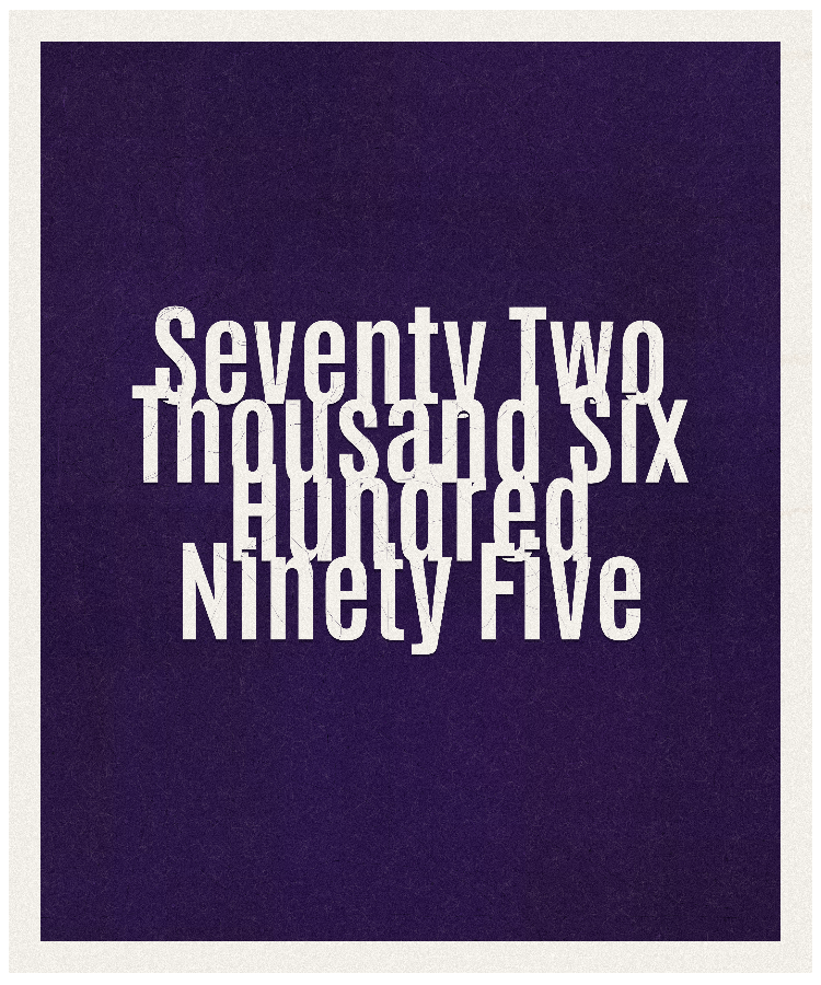 Count #72695
