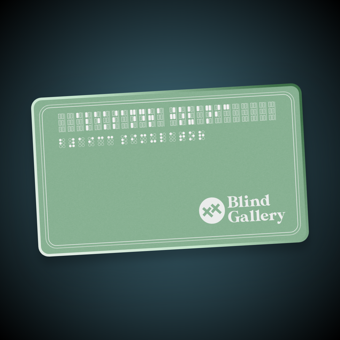 Blind Gallery Club Membership #10