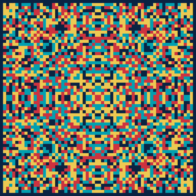 Pixel Mandala #54