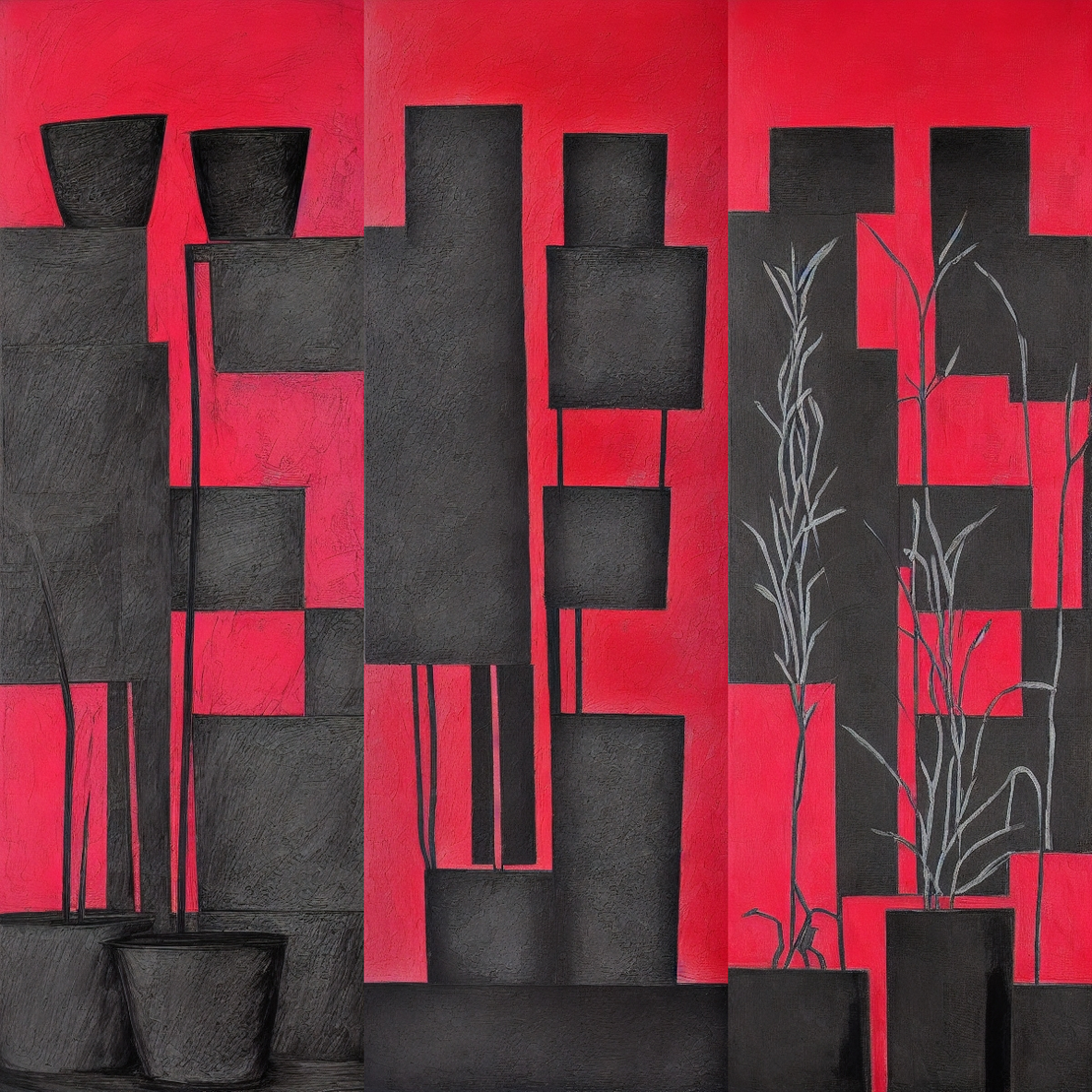 Cubism Flowers #4