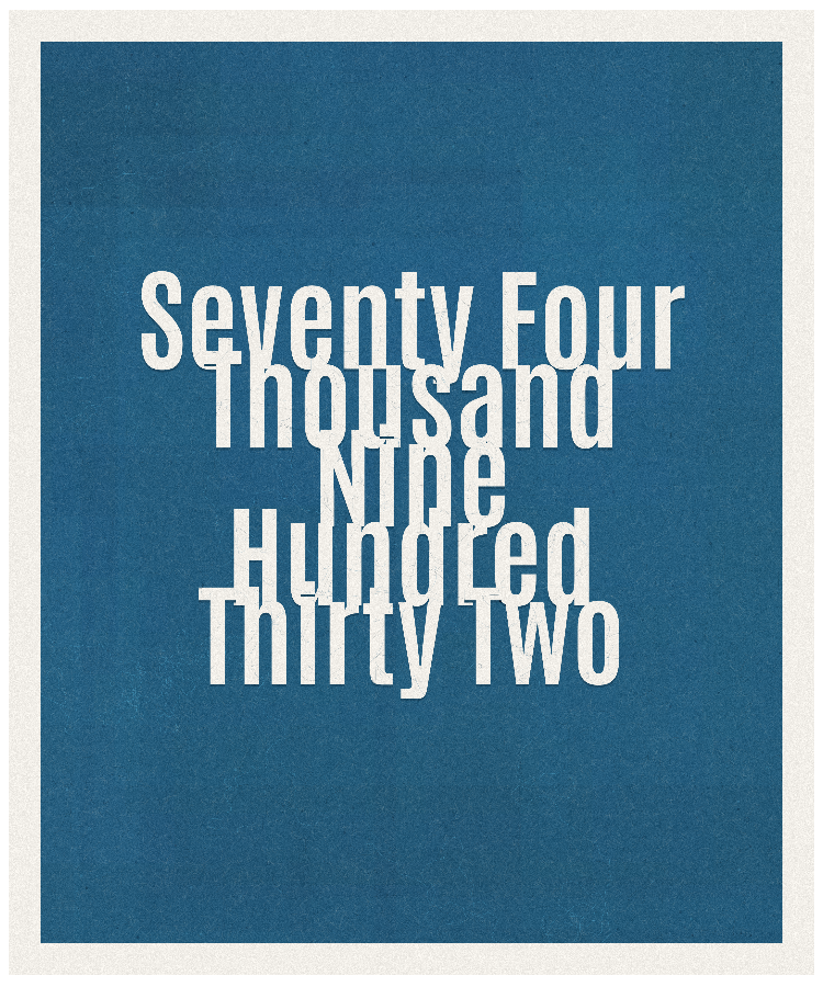 Count #74932
