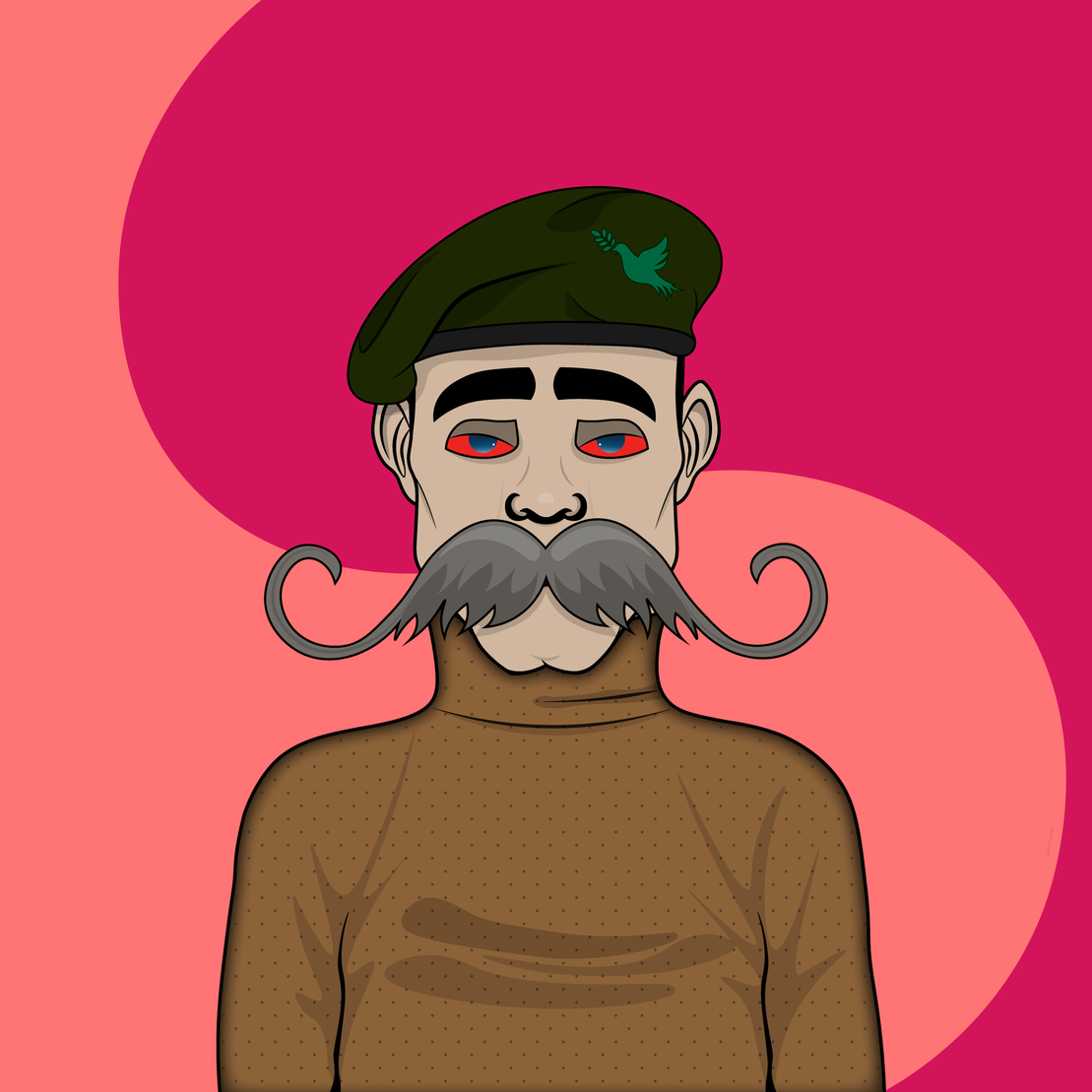 Mustachioed #231