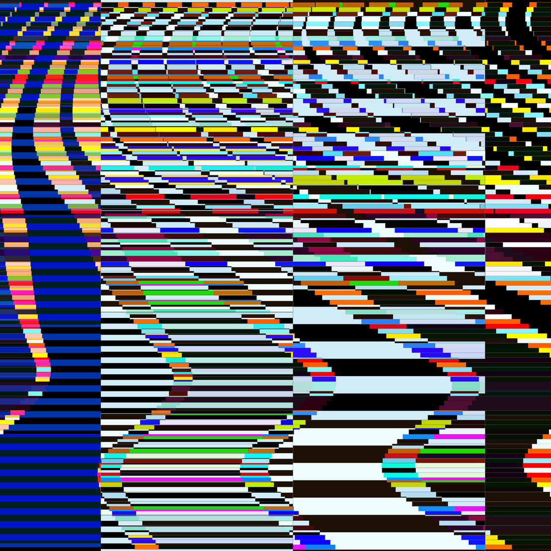 Glitchometry Stripes #79