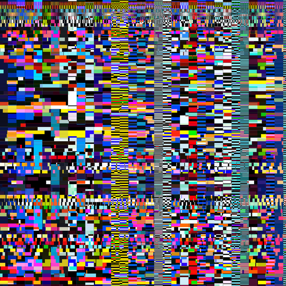 Glitchometry Stripes #115