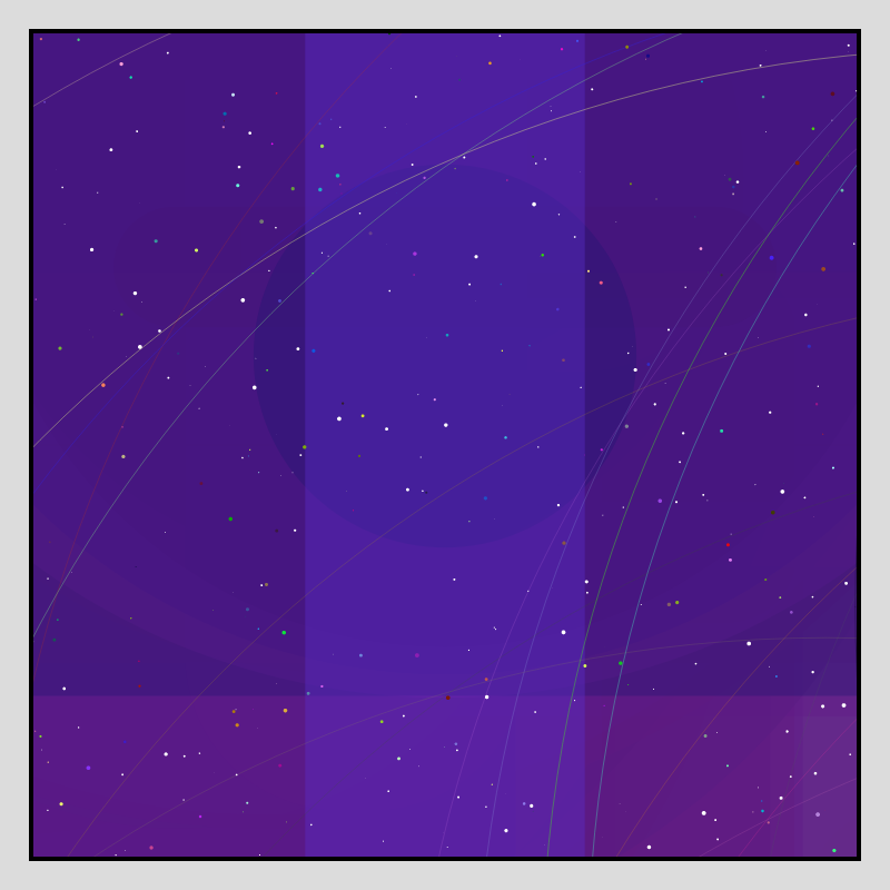 Color Field Starry B #15