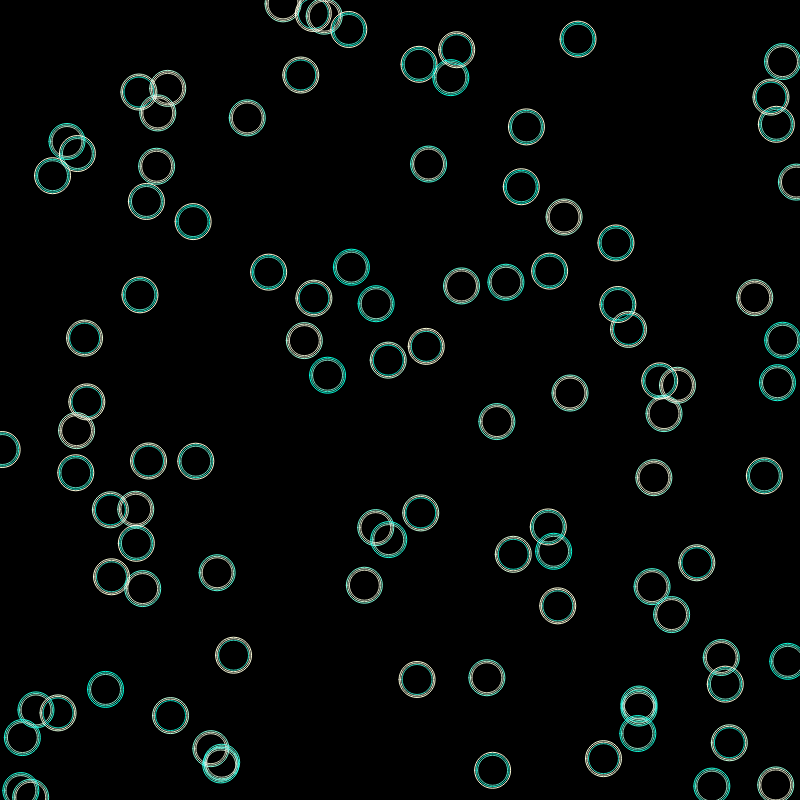 Bouncing circles #1