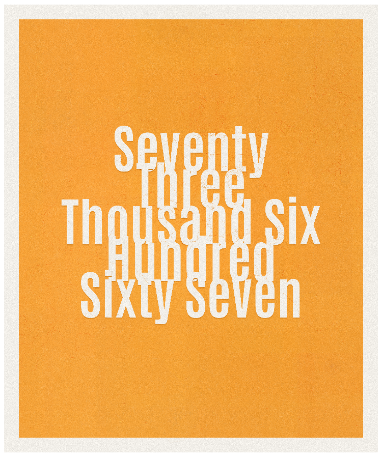 Count #73667