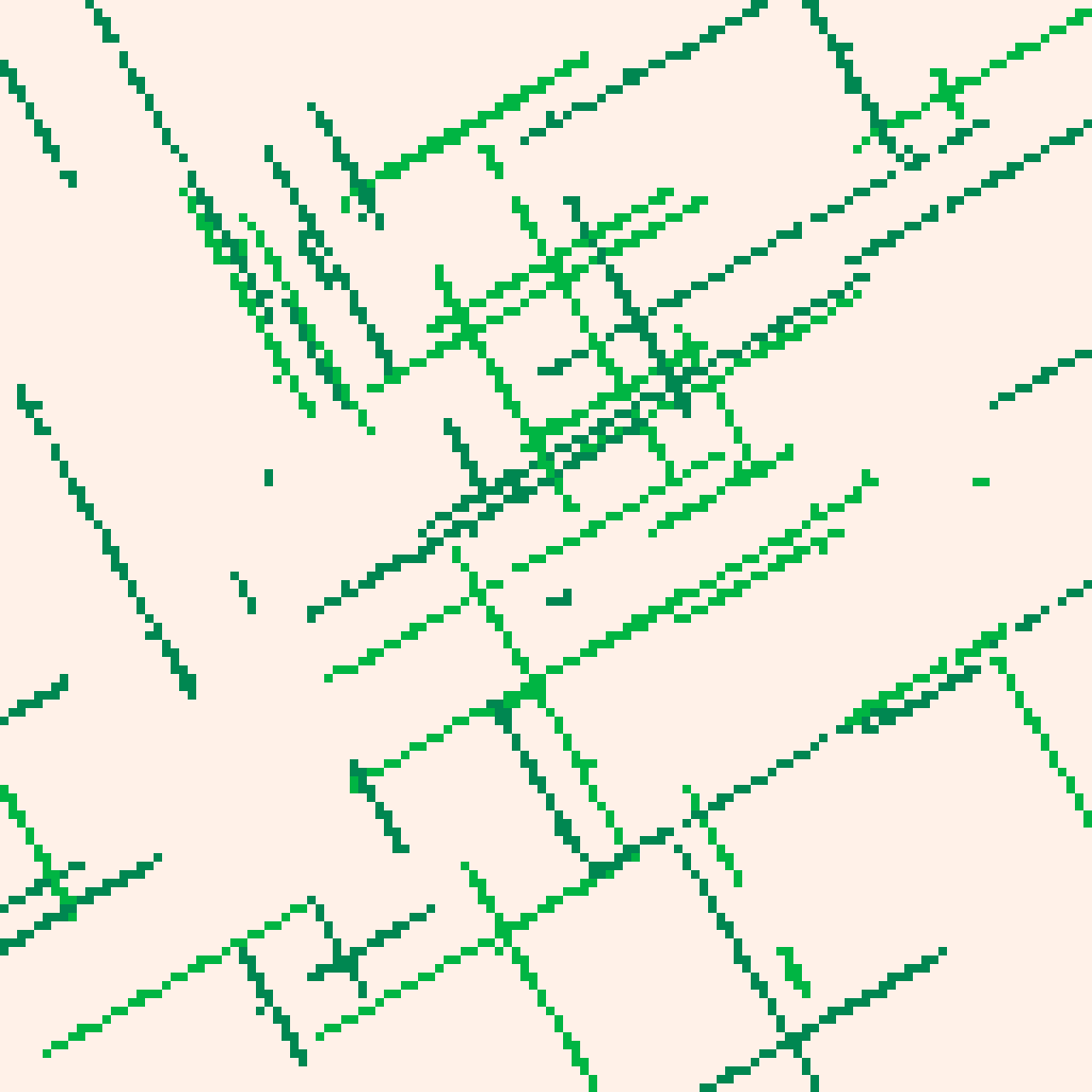 Genuary 2023 Day 4 - Intersections #1